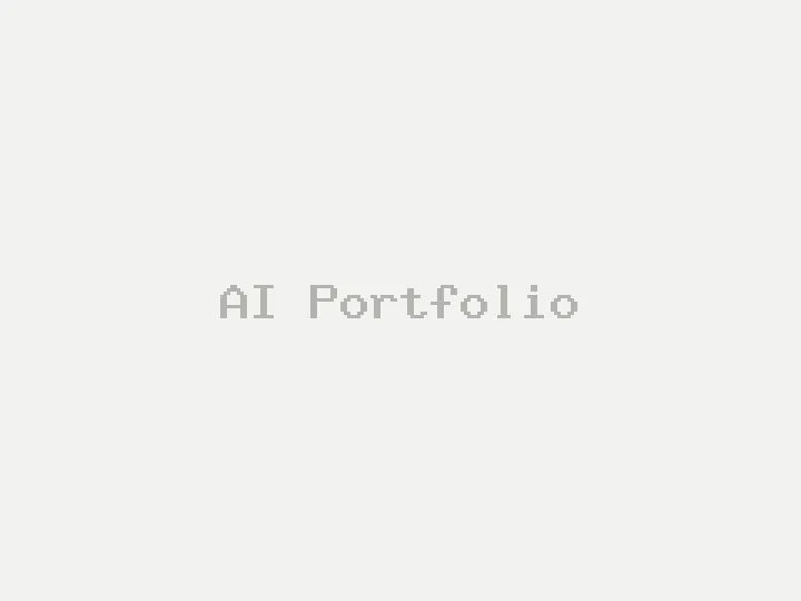 AI-portfólió